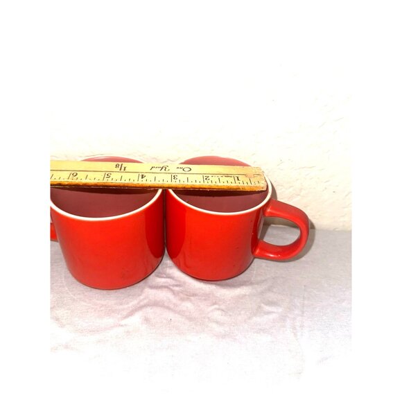 Threshold Red Stoneware Coffee Mugs Set Of 2 - Picture 4 of 4